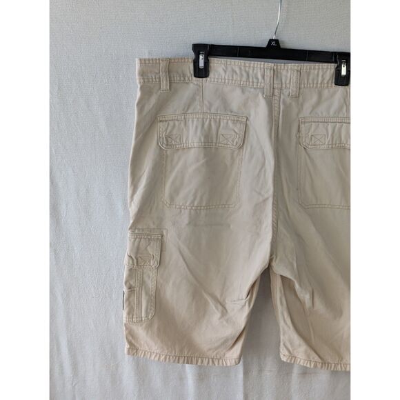 Y2k Ecko Unltd. Baggy Cargo Shorts Cream Men's Size 40 - Picture 11 of 13